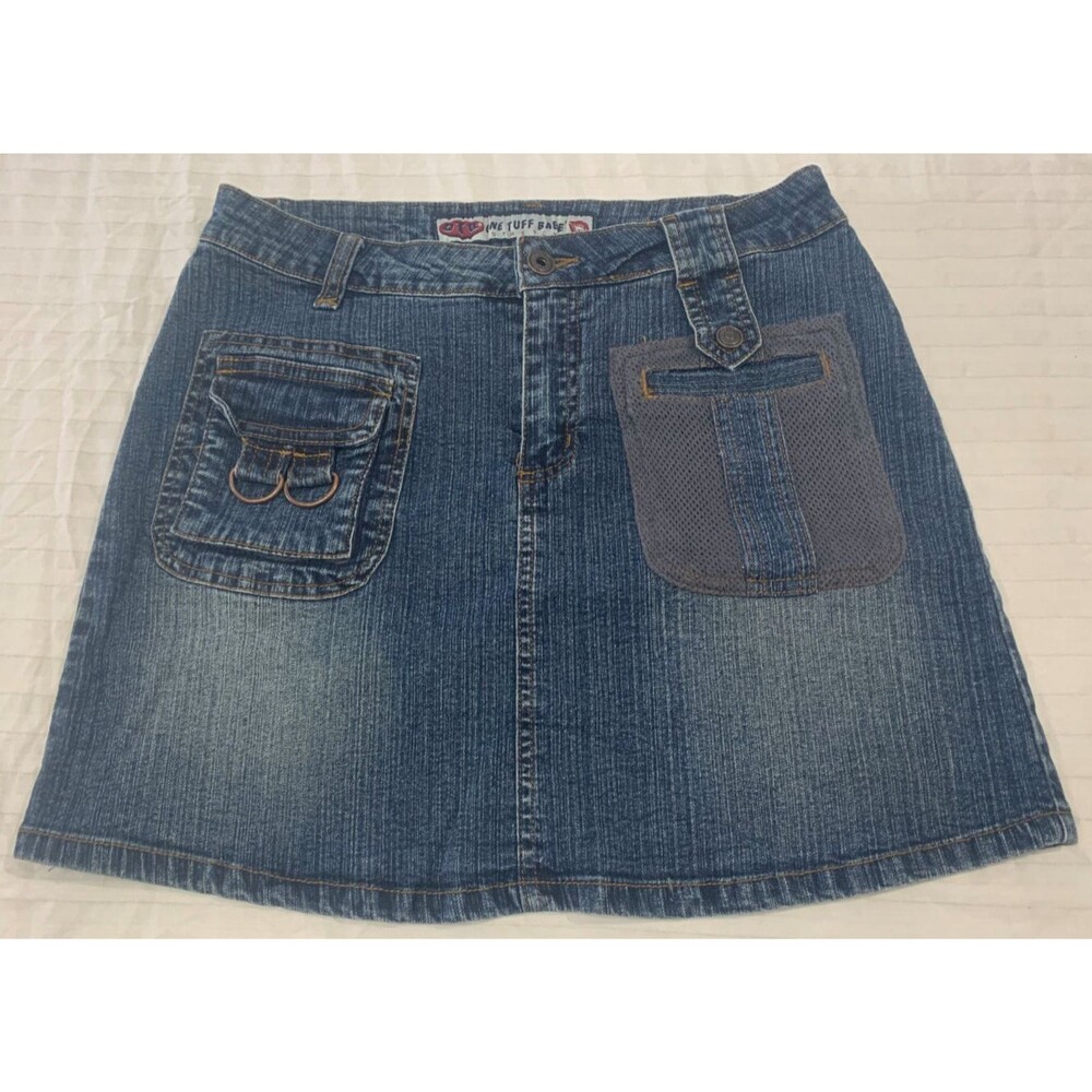 OTB ONE TUFF BABE STRETCH WOMENS JEANS SKIRT SIZE 7/8